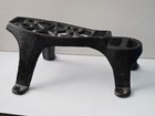 Antique Cast Iron Lady s Shoe Shine Stand   Rest
