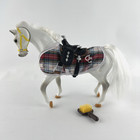 Vtg 1996 Empire Grand Champions Horse Feed N Nuzzle Stallion Gray Thoroughbred 