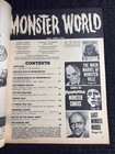 1965 Monster World Magazine  3 Fn  6 5 Curse Of Frankenstein   She Creature