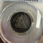 1875 S 20 Cent Piece Pcgs  Graded Vg08 Coin