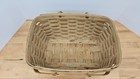 1986 Longaberger Large Market Basket Wood Handle Rectangular Vintage Usa