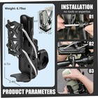 Bike Bicycle Handlebar Cup Holder Cycling Beverage Water Bottle Drink Cage Mount