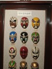 Chinese Miniature Opera Face Paint Masks Vintage