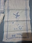 Lot Vintage Table Linens Blue White