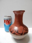 Phyllis Johnson Cerna d  Vintage Maricopa Indian Pottery Water Bottle Pot