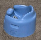 Bumbo Infant Floor Seat Baby Sit Up Chair With Adjustable Harness  Blue