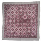 Jos A Bank Mens Wool Handkerchief Pocket Square Silver Gray Purple Hanky 13 5