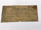 A o-1861 Pasquotank County north Carolina 25 Cents-tan  -issued-civil War-nc