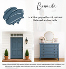 All-in-one Paint By Heirloom Traditions  Bermuda  blue Gray   Gallon