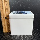 The Beatles 2000 Apple Corps Ceramic Trinket Box White Rectangular Music Decor