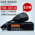 Tm-281a Car Radio Station Fm Transceiver Mobile Radio 136-174mhz 10-50km 65w Us