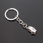 Vintage Trailer Camper Camping Rv Silver Pendant Keychain Gift Key Chain