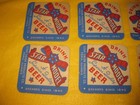 Vintage Star Model Beer Advertising Coasters Peru Illinois Il