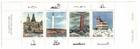 1992 Aland Islands Lighthouses Stamps Set Of 4 Booklet Sg 56 9 Muh