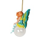 Pt Amy Brown Designer Fairies Clover Bubble Rider Fairy Ornament