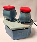 Rotary Media Vibratory Tumbler Duburring Finishing Jewelry 2 Bowls