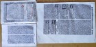 6 Early Printed Post Incunable Leaves  a  - 1487 1550