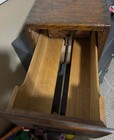 Vintage Antique Shaw Walker Drawer  Single Wood File Cabinet