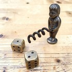 Naughty Boy Solid Brass Corkscrew