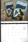 Doc Savage Makeover Covers 2013 Calendar - Scarce Bama Doc Fantasy Pb Covers