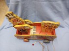 Fisher Price Circus Wagon Vintage 1940s Wooden Pull Toy Works  156
