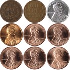150 Years Of Penny Designs Indian And Lincoln Cent 9 Coin Set