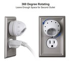 Dewenwils Plug In Light Sensor Night Light Warm White Led Bedroom Lights 4 Pack