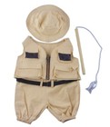  1 Dad Fisherman W hat And Pole Teddy Bear Clothes Fit 16  Build A Bear Custom