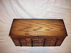 Antique Jewelry Watchmakers Oak Cabinet 20 Drawers Original Condition
