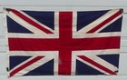 Vintage British Union Jack Flag  36  X 58  By Defiance 100  Cotton Bunting