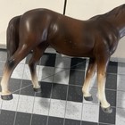 Vtg Lefton Porcelain Horse Figurine Brown Equine Japan Stud Colt Looking Right