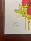 Lora Zombie Depressed Flash Signed Print - Super Hero - Dc Comics
