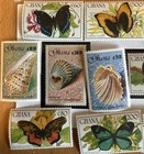 Lot Of 13 Ghana Stamps Africa Mint Condition