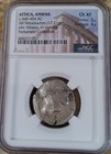 Attica-athens 440-404 Bc Athena And Owl Silver Tetradrachm  Ngc Choice Xf