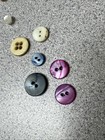 Lot Of 67 Small   Medium Antique  Vintage - Mop  Shell Buttons  Bone Buttons