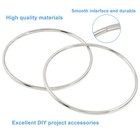 12pc Dream Catcher Rings 3 Inch Metal Craft Hoops Silver Macrame Diy Supplies Lo