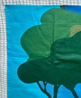  apia  Fabric By Marjatta Seppala 4 Tampella Finland Wall Art Scandinavian 58x28