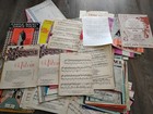 Sheet Music Lot Of 50 Piano Vocal Flute Hollywood La Boheme 1900s-1950s