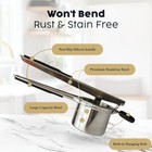 W u Kitchen Pro 15oz Premium Grade Stainless Steel Potato Ricer