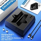 Ps Vr2 Charging Station Dock For Sony Psvr2 Sense Controllers Magnetic Led