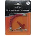 5 Pc Set Inflating Needles Air Pin Pump Sports Balls Soccer Basketball Football