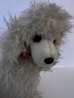 Russ Cherie Dog White Poodle Red Collar Plush Stuffed Animal