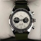 Men s Chronograph Quartz Watch Stainless Steel Case 41mm Date Display