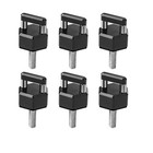 6x Aluminum Hard Top Quick Removal Fastener Thumb Screw For Jeep Wrangler Jk Jl