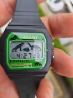Asahi Lcd  Dinosaurs Vintage Jurassic Park 1993 Watch