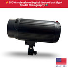     250w Professional Digital Strobe Flash Light     Studio Photography     