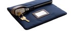 Mmf Industries 7-pin Locking Deposit Bag Security Money Pouch Navy Blue Keyed