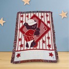 Vintage New York Yankees Teddy Bear Throw Blanket 46 X 36 The Northwest Company