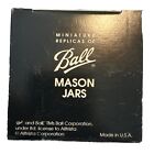 Vintage Miniature Replicas Of Ball Mason Jars Salt   Pepper Shakers 1990