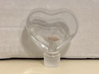 Glass Heart Shaped Decanter Bottle Stopper Topper